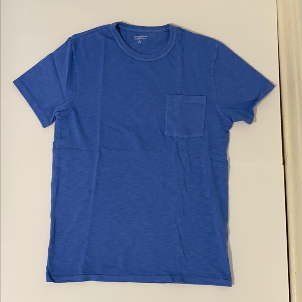 Garment-dyed slub cotton crewneck T-shirt